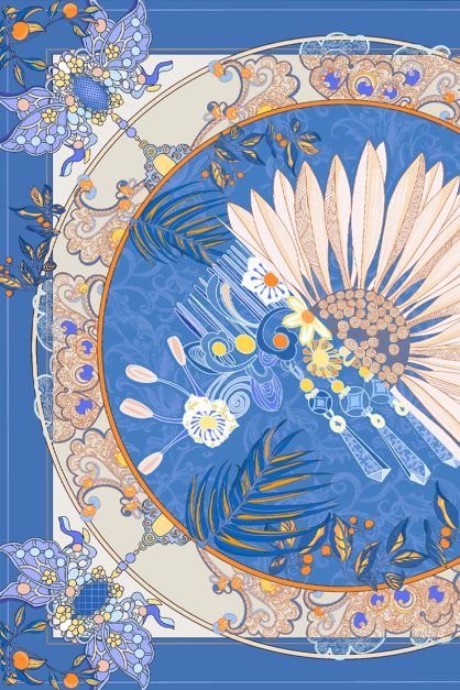 青岛大学美术学院毕业作品|纺织艺术与装饰设计—花语步摇—创作者徐娴—指导老师 郑骞