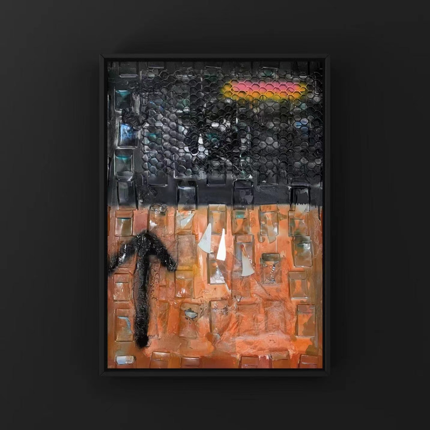 青岛大学美术学院毕业作品|美术-《皎》《浪潮》《倾覆》《寻觅》-亢芷柔-孙小娥